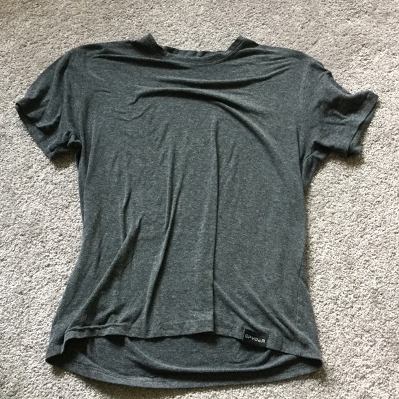 Spyder Other - 💓 Spyder Men Gray Cotton Short sleeve shirt